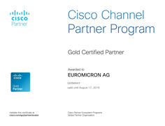 euromicron Cisco Gold Certified Partner